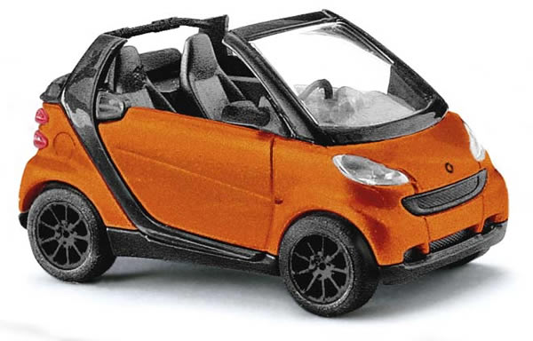 Busch 46133 - Smart Fortwo Cabrio 07 Metallic-Orange