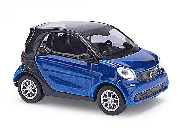 Busch 50700 - Smart Fortwo Coupe C453, CMD, Blue