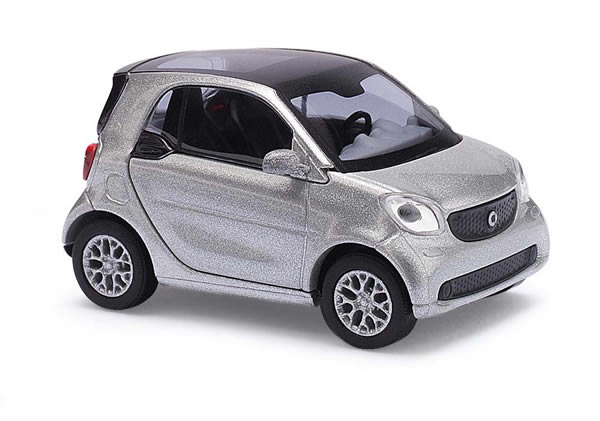 Busch 50703 - Smart Fortwo Coupe C453, CMD Silver