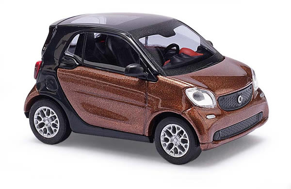 Busch 50706 - Smart Fortwo Coupe C453, CMD Brown