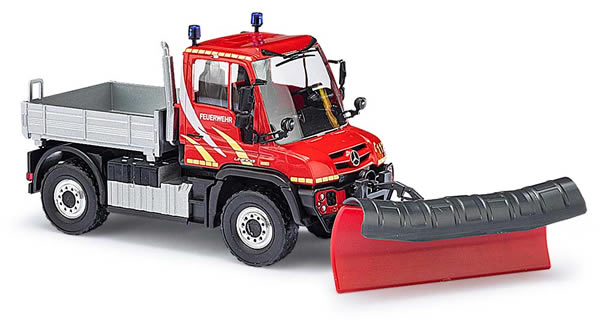 Busch 50914 - MB Unimog U430 Fire brigade / snow shovel 