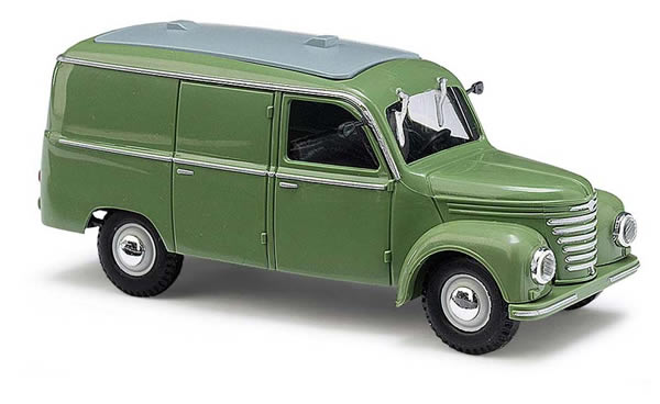 Busch 51201 - Framo V901 / 2, Box Car, Green