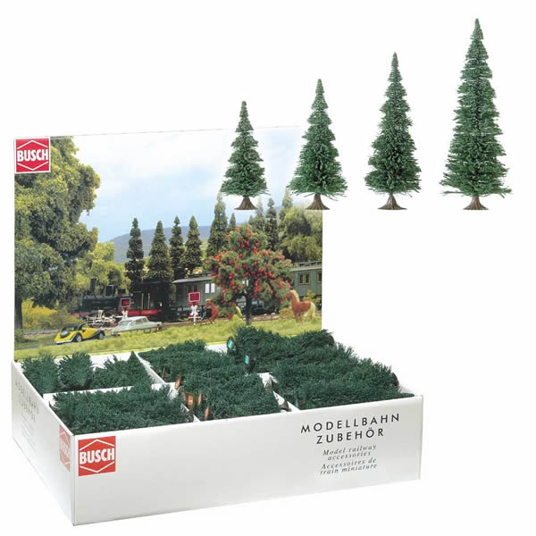 Busch 6330 - 130 pine trees and spruces