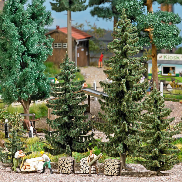 Busch 6395 - Spruce Tree Forest Set