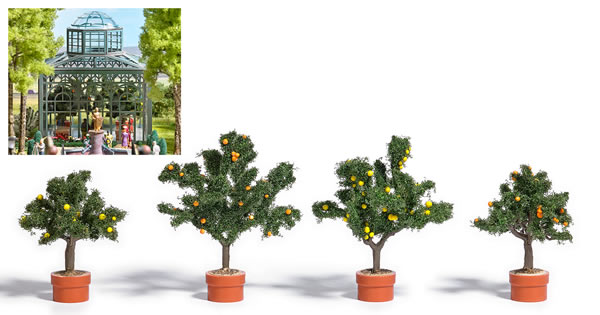 Busch 6619 - Potted Citrus Trees