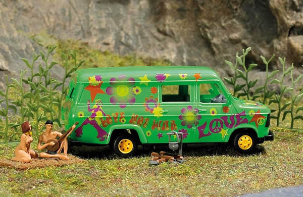 Busch 7702 - Mini-World: Hippies Camping