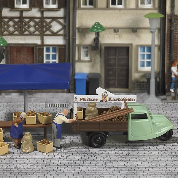 Busch 7707 - Mini world »Stall with potatoes«