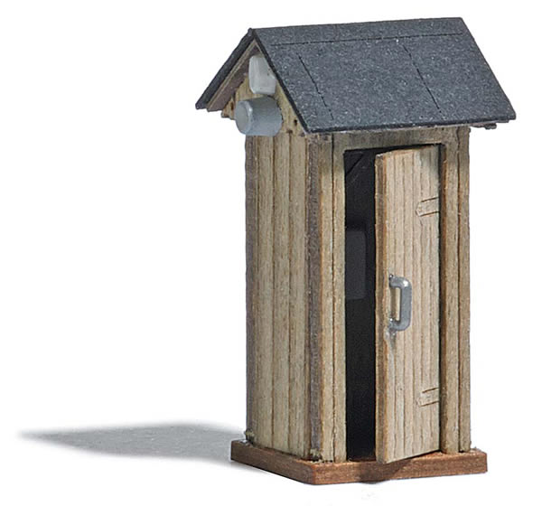 Busch 8796 - Wooden Trackside Telephone Booth