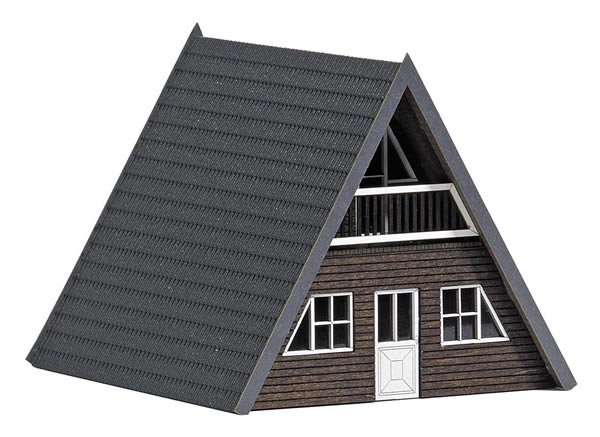 Busch 8837 - Finnish Style Cottage, Dark Wooded