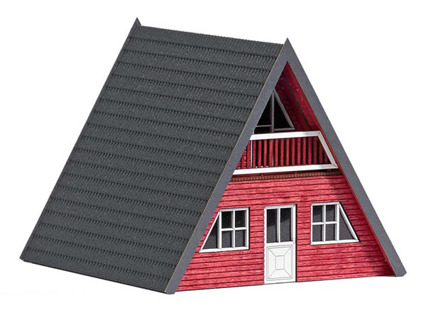 Busch 8838 - Finnish Style Cottage, Red Wooded