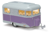 Rodentusch caravan, lilac / silver