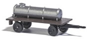 Trailer with barrel