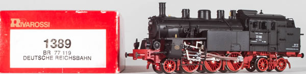 Consignment 1389 - Rivarossi 1389 German Steam Locomotive BR 77 119 of the DB