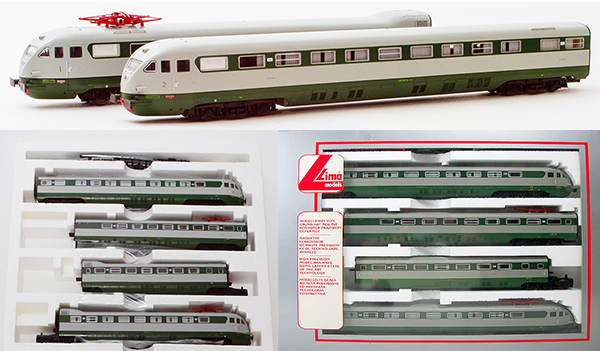 Consignment 149717L - Lima 149717 Italian 4pc Electric Passenger Train ETR 233 of the FS