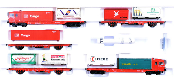 Consignment 22543 - Trix German 5pc CargoSprinter Powered Freight Railcar Train Set