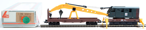 Consignment 309059 - Lima Freight Car with Crane Load