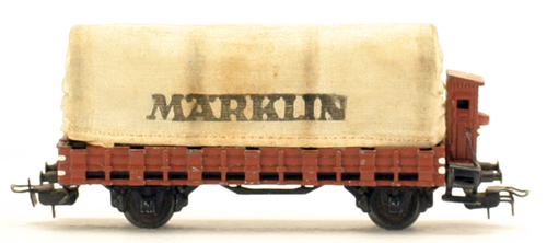 Consignment 322 - Marklin Canvas Covered Flat Bed Car