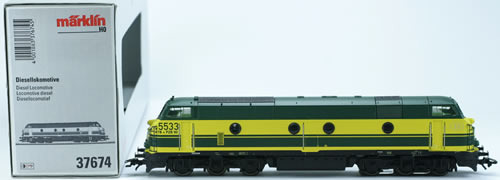Consignment 37674 - Marklin 37674 - Digital SNCB/NMBS class 5533 Diesel Locomotive with Sound