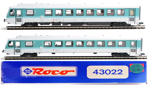 Consignment 43022 - Roco 43022 2pc Control Car Set 1/2 Class