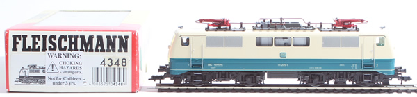 Consignment 4348 - Fleischmann 4348 German Electric Locomotive 111 205-1 of the DB
