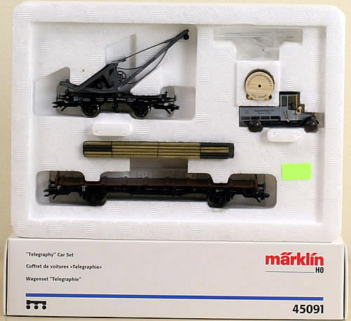 Consignment 45091 - Marklin 45091 Telegraphy Car Set
