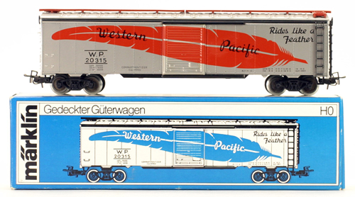 Consignment 4571 - Marklin 4571 - Freight Car Western Pacific Metal