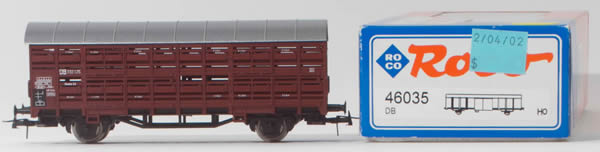 Consignment 46035 - German 2 Axle Livestock car of the DB