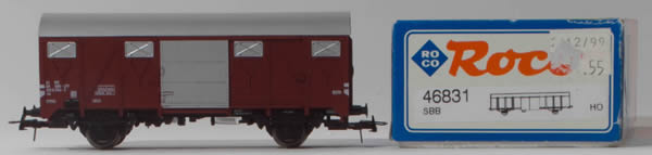 Consignment 46831 - Roco 46831 Swiss 2 Axle Boxcar of the SBB