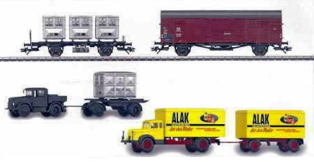 Consignment 48812 - Marklin 2010 Insider DB Freight Car Set with Trucks