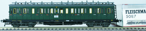 Consignment 5087 - Fleischmann 5087 Passenger Coach 3rd Class of the DR