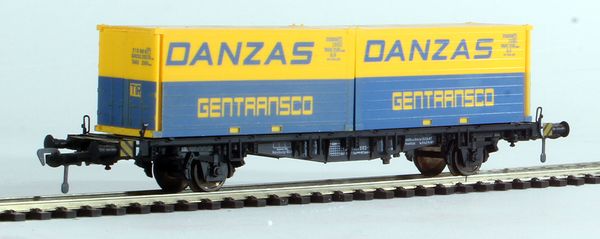 Consignment 5233 - Fleischmann 5233 DANZAS Container Car of the DB