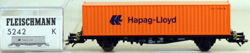 Consignment 5242 - Fleischmann 5242 Hapag-Lloyd Container Wagon