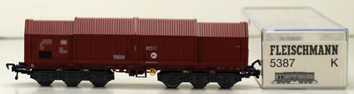 Consignment 5387K - Fleischmann 5387K Covered Wagon of the DB