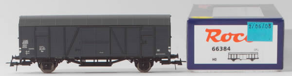 Consignment 66384 - Roco 66384 Luxembourg 2 Axle Boxcar of the CFL