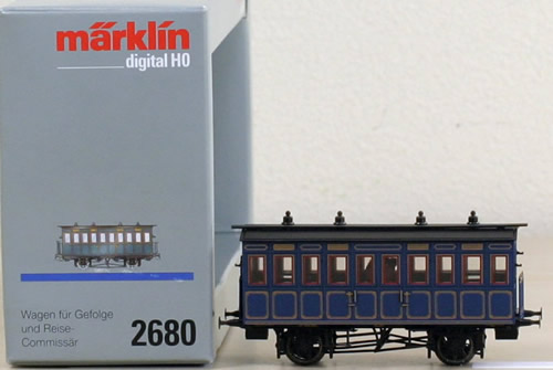 Consignment 89261-2680 - Marklin 89261 King Ludwig Car for Travel Commissar And Attendants