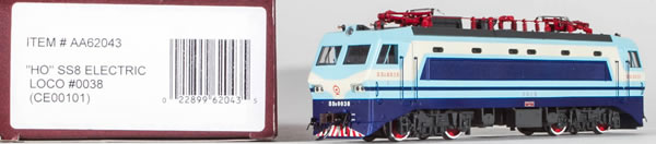 Consignment AA62043 - Bachmann 62043 China Electric Locomotive SS8 #0038 (CE00101)