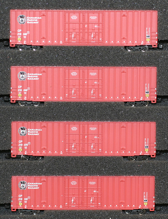 Consignment AZL90402-1 - AZL 90402-1 - 4pc 60 Gunderson Box Car Set of the CP