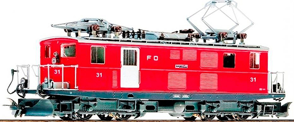 Consignment BE1261201 - Bemo 1261227 - Swiss Electric Cogwheel Locomotive HGe 4/4 I Nr. 31 of the FO 