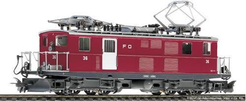 Consignment BE1261227 - Bemo 1261227 - Swiss Electric Cogwheel Locomotive HGe 4/4 I Nr. 37 of the FO