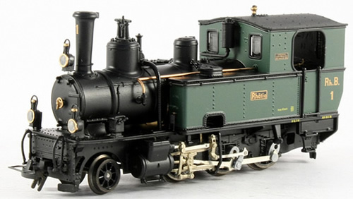 Consignment BE1295111 - Bemo 1295111 - RhB G 3/4 Steam Locomotive Rhätia Metal Collection 