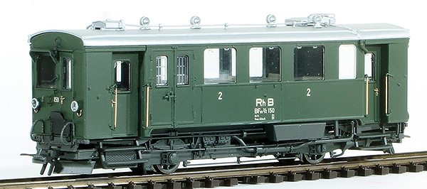 Consignment BE1297100 - Bemo (Exclusive Metal Collection) Swiss Railcar Class Bfm 2/2 150 of the RhB