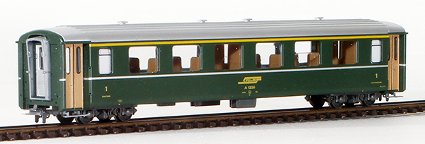 Consignment BE3252 - Swiss RhB 2nd Class Coach