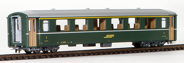 Consignment BE3252115 - Bemo Swiss 1st Class Passenger Car of the RhB