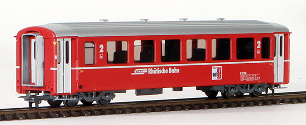 Consignment BE3255140 - Bemo Swiss 2nd Class Passenger Car of the RhB