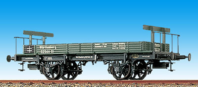 Consignment BR2070 - Brawa 2070 Flat Car with Gravel Load of the KWStE
