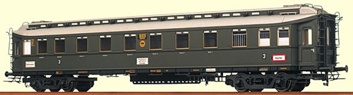 Consignment BR2444 - Brawa 2444 Express Train Coach C4uk with Kitchen of the DRG