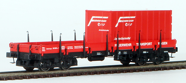 Consignment BR47101 - Brawa Flat Car Feuerwehr Transport of the DB/AG