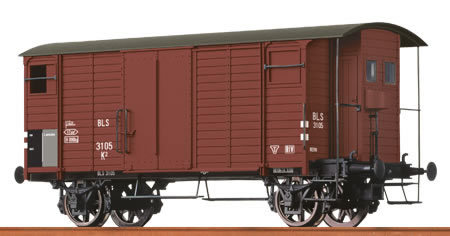 Consignment BR47828 - Brawa 47828 - Swiss Freight Car K2 of the BLS