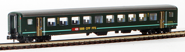 Consignment BR65207 - Brawa Swiss 2nd Class Passenger Car of the SBB/CFF/FFS