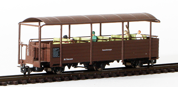 Consignment FE706-202F - Ferro Train HOe Austrian Observation Car of the BBO